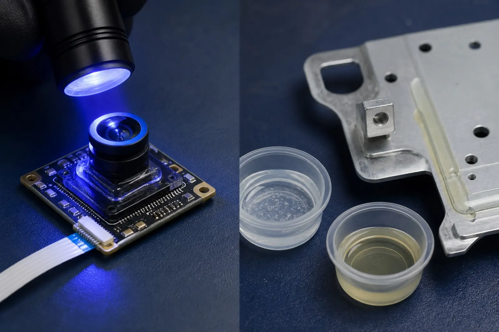 UV胶和AB胶有什么区别？电子组装怎么选